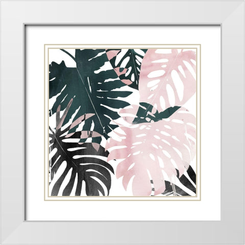 Paradise Sweep III White Modern Wood Framed Art Print with Double Matting by Popp, Grace