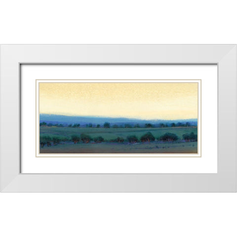 Morning Dew I White Modern Wood Framed Art Print with Double Matting by OToole, Tim