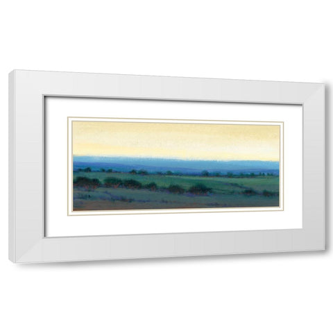 Morning Dew II White Modern Wood Framed Art Print with Double Matting by OToole, Tim