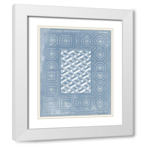 Elements for Design I White Modern Wood Framed Art Print with Double Matting by Langley
