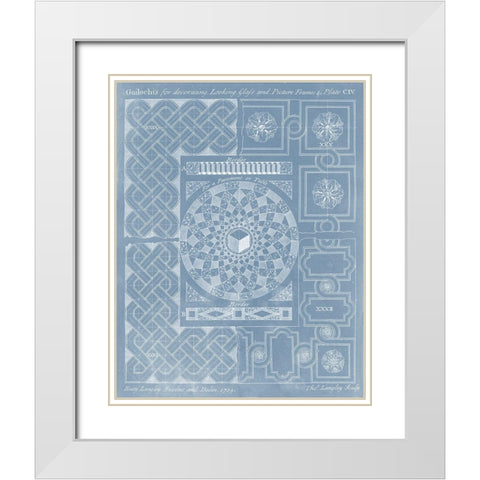 Elements for Design II White Modern Wood Framed Art Print with Double Matting by Langley