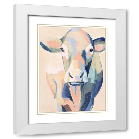Hertford Holstein II White Modern Wood Framed Art Print with Double Matting by Popp, Grace