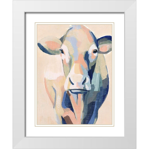 Hertford Holstein II White Modern Wood Framed Art Print with Double Matting by Popp, Grace