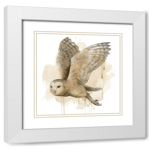 Midnight Watch II White Modern Wood Framed Art Print with Double Matting by Popp, Grace