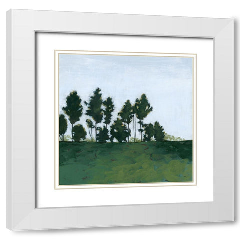 Northern Coppice I White Modern Wood Framed Art Print with Double Matting by Popp, Grace