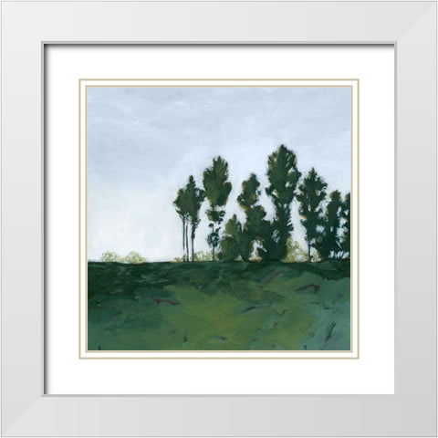 Northern Coppice II White Modern Wood Framed Art Print with Double Matting by Popp, Grace
