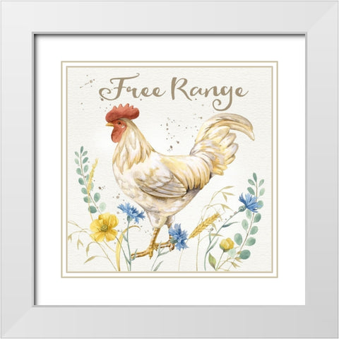 Nostalgic Farm III White Modern Wood Framed Art Print with Double Matting by Maday, Jane