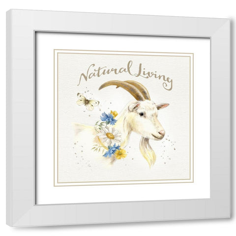 Nostalgic Farm IV White Modern Wood Framed Art Print with Double Matting by Maday, Jane