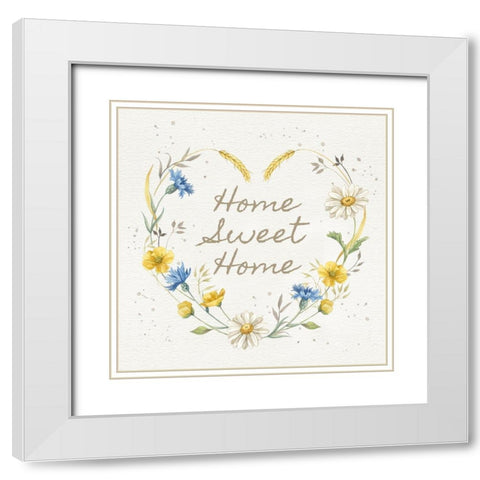 Nostalgic Farm VIII White Modern Wood Framed Art Print with Double Matting by Maday, Jane