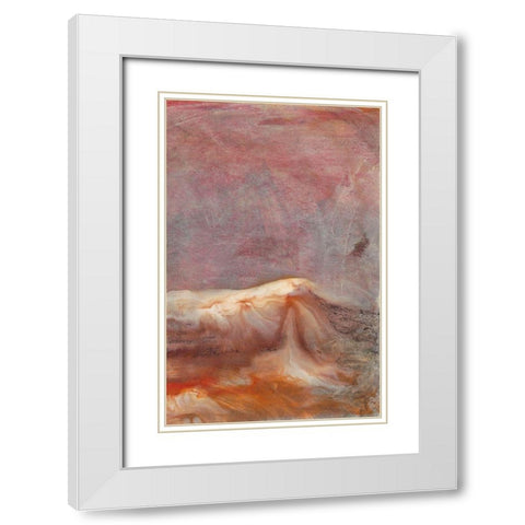 Travel in Light II White Modern Wood Framed Art Print with Double Matting by Bramma, Lila