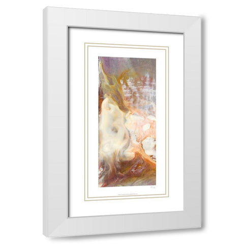 Travel in Light III White Modern Wood Framed Art Print with Double Matting by Bramma, Lila