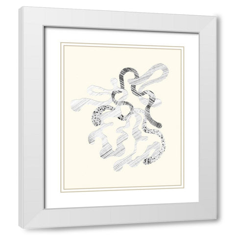 Cattywampus II White Modern Wood Framed Art Print with Double Matting by Douglas, Jamie