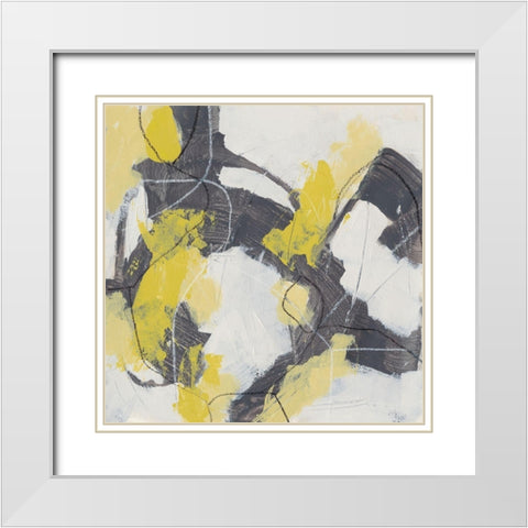 Ratio I White Modern Wood Framed Art Print with Double Matting by Vess, June Erica