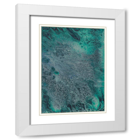 Innate Sense II White Modern Wood Framed Art Print with Double Matting by Moore, Regina