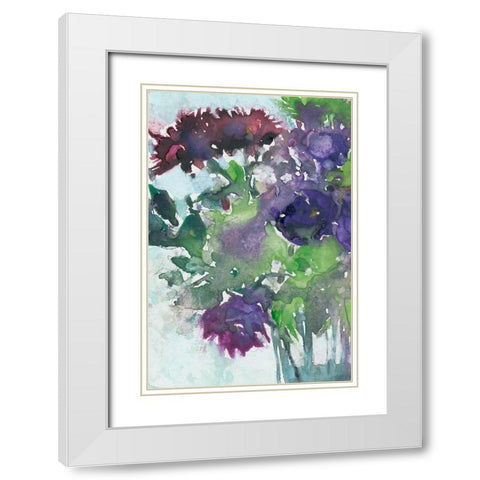 Garden Wild Things I White Modern Wood Framed Art Print with Double Matting by Dixon, Samuel