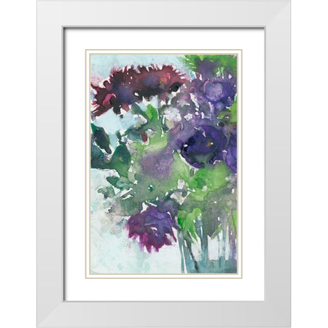 Garden Wild Things I White Modern Wood Framed Art Print with Double Matting by Dixon, Samuel