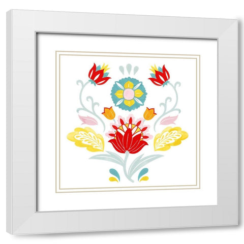 Taza I White Modern Wood Framed Art Print with Double Matting by Popp, Grace