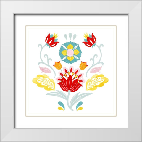 Taza I White Modern Wood Framed Art Print with Double Matting by Popp, Grace