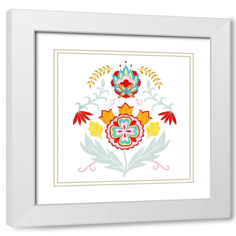 Taza III White Modern Wood Framed Art Print with Double Matting by Popp, Grace