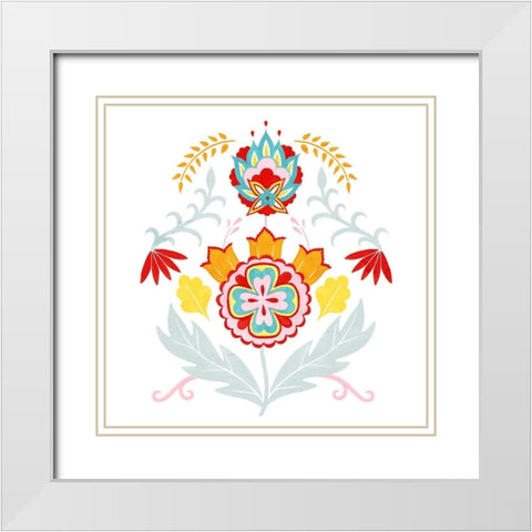 Taza III White Modern Wood Framed Art Print with Double Matting by Popp, Grace