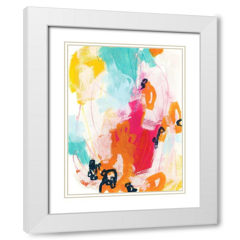 Bright Side II White Modern Wood Framed Art Print with Double Matting by Vess, June Erica