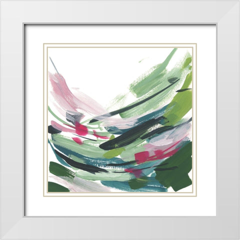 Color Limited I White Modern Wood Framed Art Print with Double Matting by Wang, Melissa