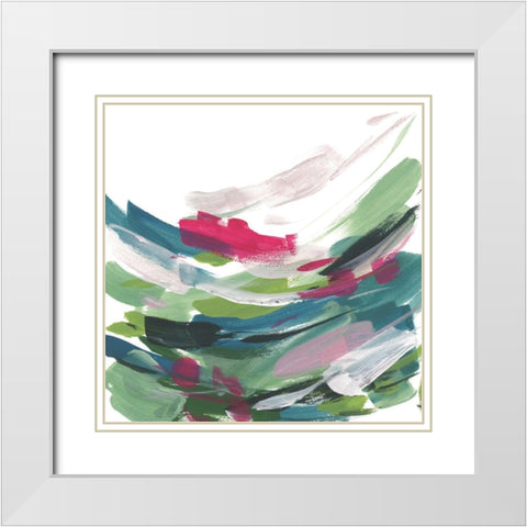 Color Limited IV White Modern Wood Framed Art Print with Double Matting by Wang, Melissa