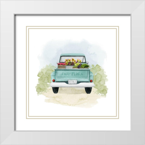 Farm Flora II White Modern Wood Framed Art Print with Double Matting by Popp, Grace