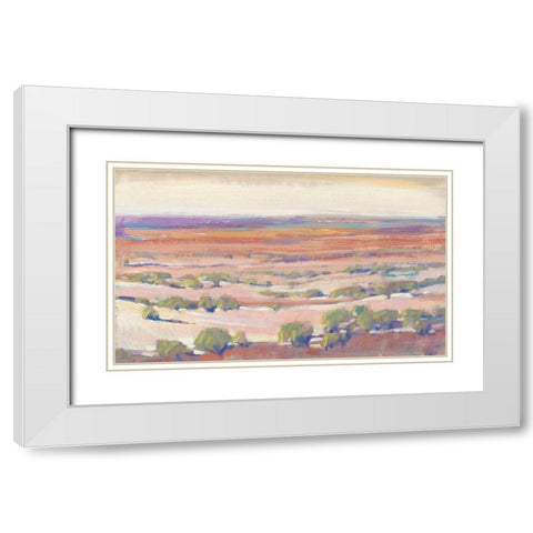 High Desert Pastels I White Modern Wood Framed Art Print with Double Matting by OToole, Tim