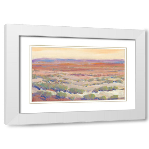 High Desert Pastels II White Modern Wood Framed Art Print with Double Matting by OToole, Tim