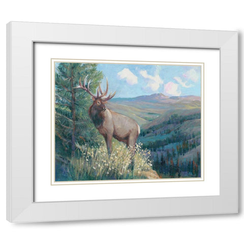 View From the Top II White Modern Wood Framed Art Print with Double Matting by OToole, Tim