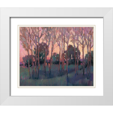 Morning Light I White Modern Wood Framed Art Print with Double Matting by OToole, Tim