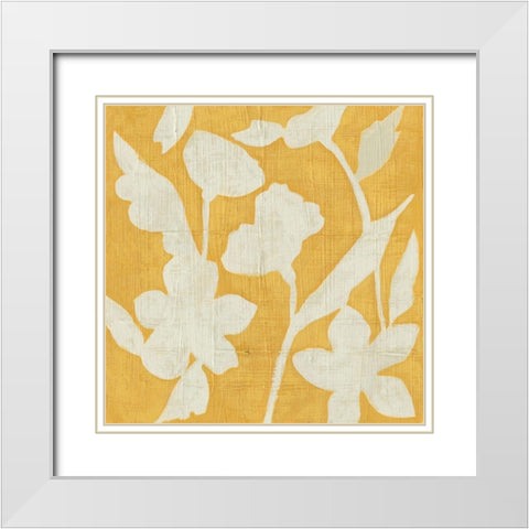 Sunlight Silhouette I White Modern Wood Framed Art Print with Double Matting by Zarris, Chariklia