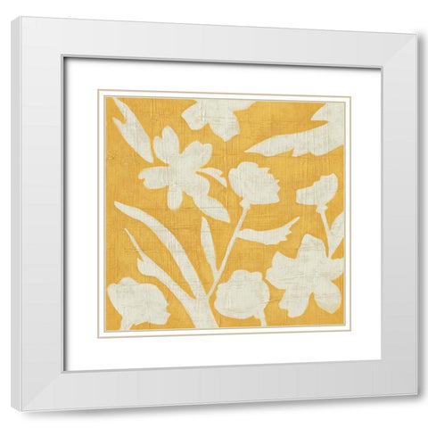 Sunlight Silhouette IV White Modern Wood Framed Art Print with Double Matting by Zarris, Chariklia