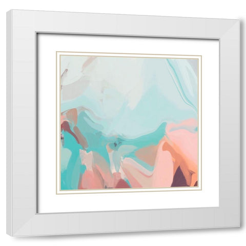 Jet Stream White Modern Wood Framed Art Print with Double Matting by Orlov, Irena
