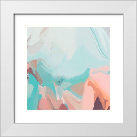 Jet Stream White Modern Wood Framed Art Print with Double Matting by Orlov, Irena
