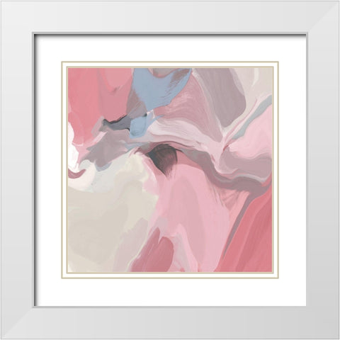 The Shades of Red White Modern Wood Framed Art Print with Double Matting by Orlov, Irena