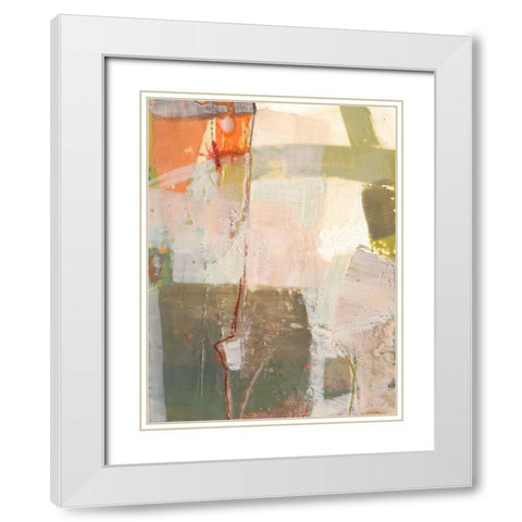 Ferly I White Modern Wood Framed Art Print with Double Matting by Jachimiec, Sue
