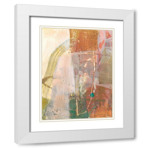 Ferly III White Modern Wood Framed Art Print with Double Matting by Jachimiec, Sue
