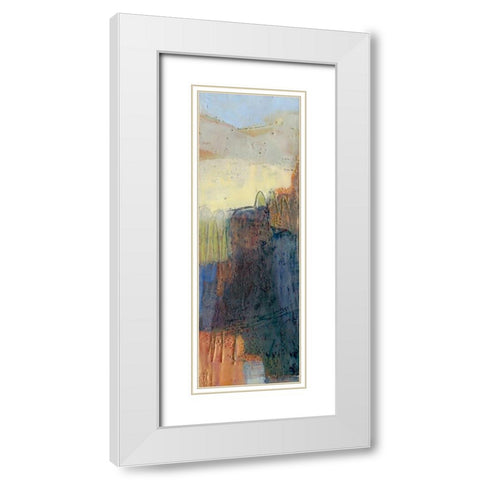 Cheville I White Modern Wood Framed Art Print with Double Matting by Jachimiec, Sue