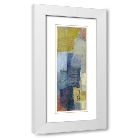 Cheville II White Modern Wood Framed Art Print with Double Matting by Jachimiec, Sue