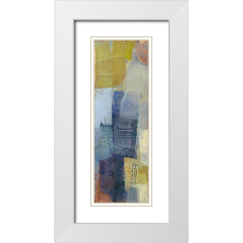 Cheville II White Modern Wood Framed Art Print with Double Matting by Jachimiec, Sue