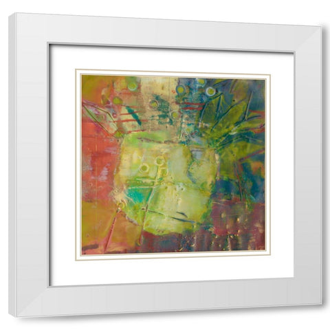 Lucira I White Modern Wood Framed Art Print with Double Matting by Jachimiec, Sue