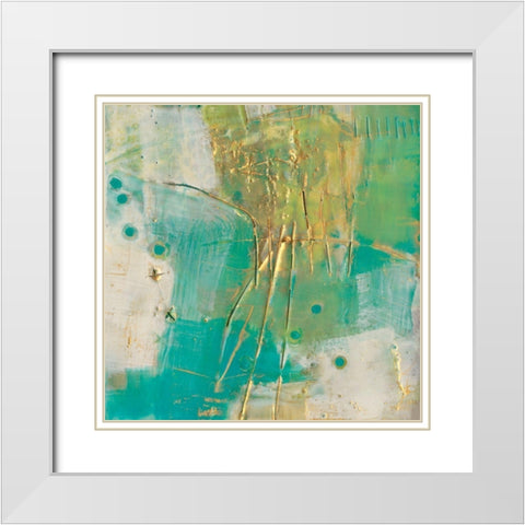 Moira III White Modern Wood Framed Art Print with Double Matting by Jachimiec, Sue