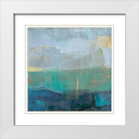 Rianti I White Modern Wood Framed Art Print with Double Matting by Jachimiec, Sue