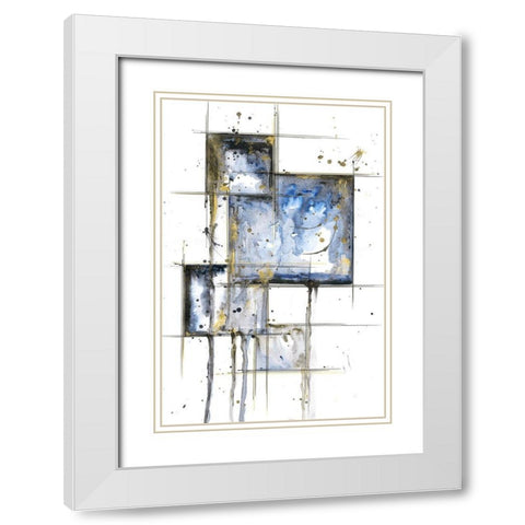 Pioneer I White Modern Wood Framed Art Print with Double Matting by Llama, Lily