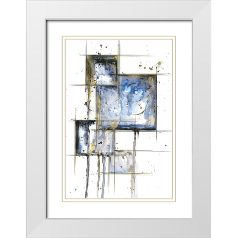 Pioneer I White Modern Wood Framed Art Print with Double Matting by Llama, Lily