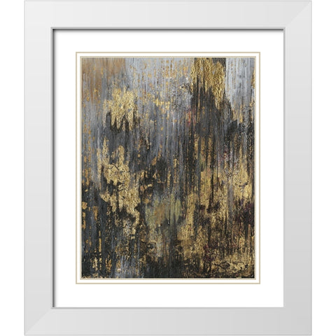 Rain or Shine I White Modern Wood Framed Art Print with Double Matting by Liama, Lily