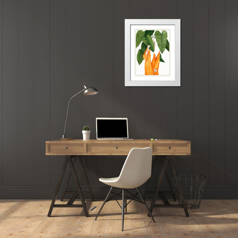 Daughter Nature I White Modern Wood Framed Art Print with Double Matting by Popp, Grace