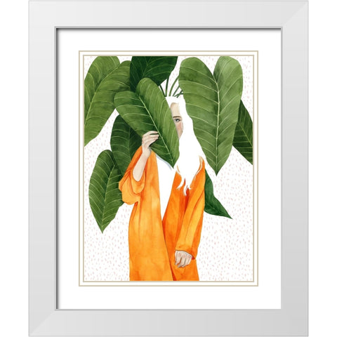 Daughter Nature I White Modern Wood Framed Art Print with Double Matting by Popp, Grace
